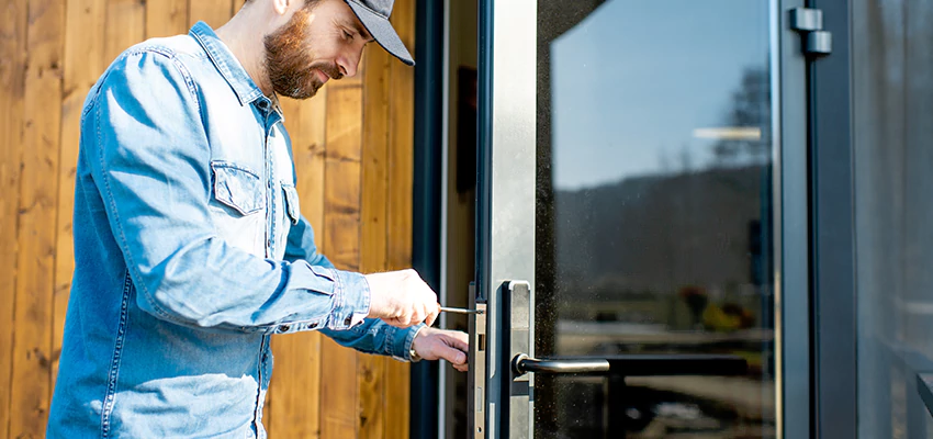 Frameless Glass Storefront Door Locks Replacement in Yorba Linda, CA
